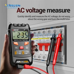 M113 automatyczny profesjonalny multimetr cyfrowy 1999 zlicza automatyczna klimatyzacja/DC Tester głosowania Ohm narzędzie do amperomierz wykrywacz prądu