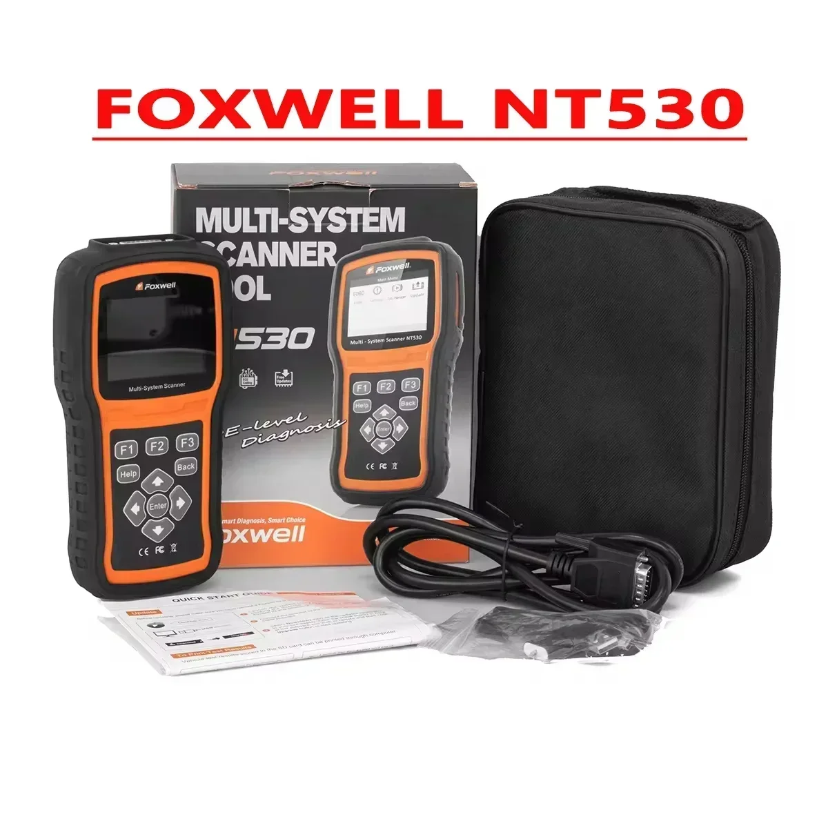 Foxwell NT530 Multi-System Scanner for Nissan Porsche Volvo Ford Bmw Mercedes Benz MITSUBISHI Universal Auto Diagnostic Car Tool