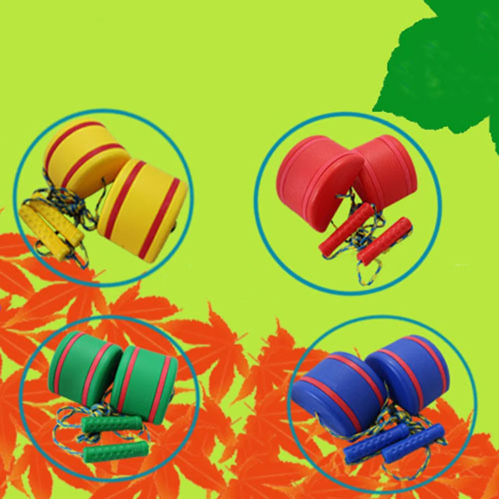 2 pz/set Trampoli Da Salto Camminare Trampoli Salto Divertimento All'aria Aperta Giocattolo Sportivo per I Bambini Bambini (Verde) giocattoli per bambini giocattoli all'aperto