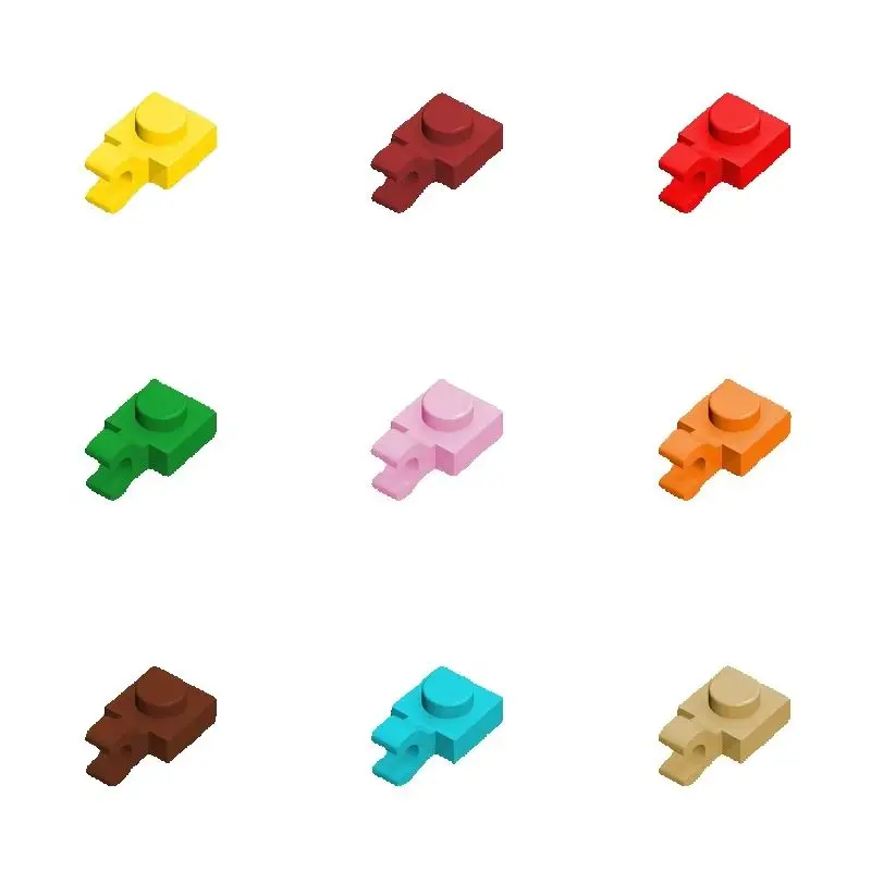 

100pcs 61252 6019 Modified 1 X 1 U Clip Bricks Collections Bulk Modular GBC Toy For Technical MOC DIY Buildings Blocks Gifts