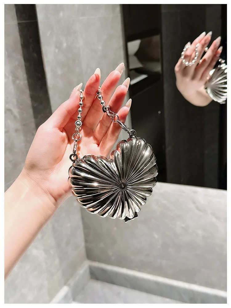 2025 Mini Damen Acryl Abendtasche Designer Luxus Gold Silber Handtaschen Geldbörse für Hochzeit Party Kette Umhängetasche Umhängetasche – Detail 11