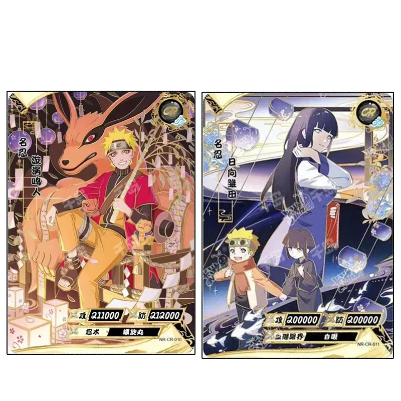 Naruto CR KAYOUSenju Tsuruma Hinatin Koji Uchiha Itachi Naruto Uzumaki Hinata Hinata Sakura Haruno Collectible card holiday gift