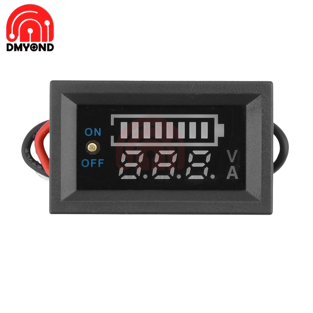 Voltage Current Power Three-in-one Coulomb Meter Battery Charge Level Indicator Battery Tester Lithium Battery Capacity Meter