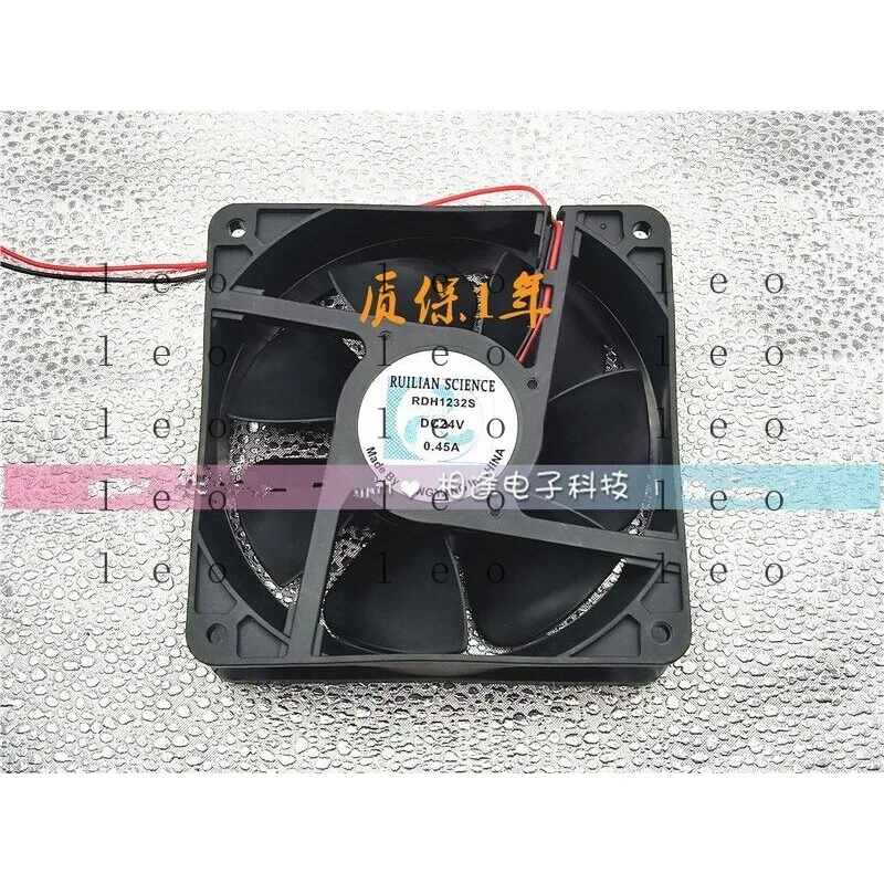 GG  1 pcs  for  RUILIAN SCIENCE Fan RDH1232S DC24V 12032 12CM 2 Wire cooling fan #A6-4
