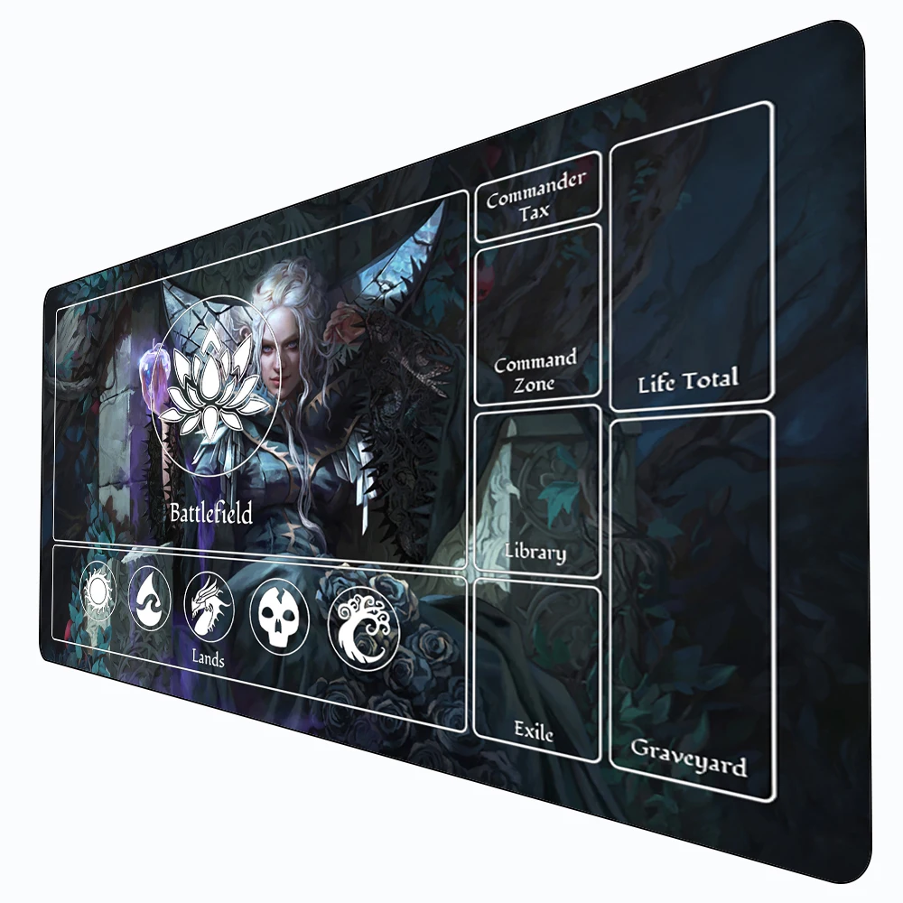 

Playmats for Magic Mouse Pad Card Game Mat Large Computer Offices Mousepad Anti-slip for MTG DTCG CCG RPG Trading Card Desk Mats