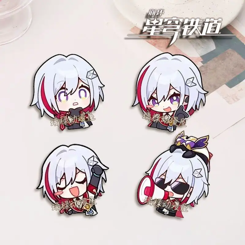 

Anime Honkai: Star Rail Topaz Cosplay Acrylic badge Accessories Brooch decorate School bag cartoon pendant Britbday gift