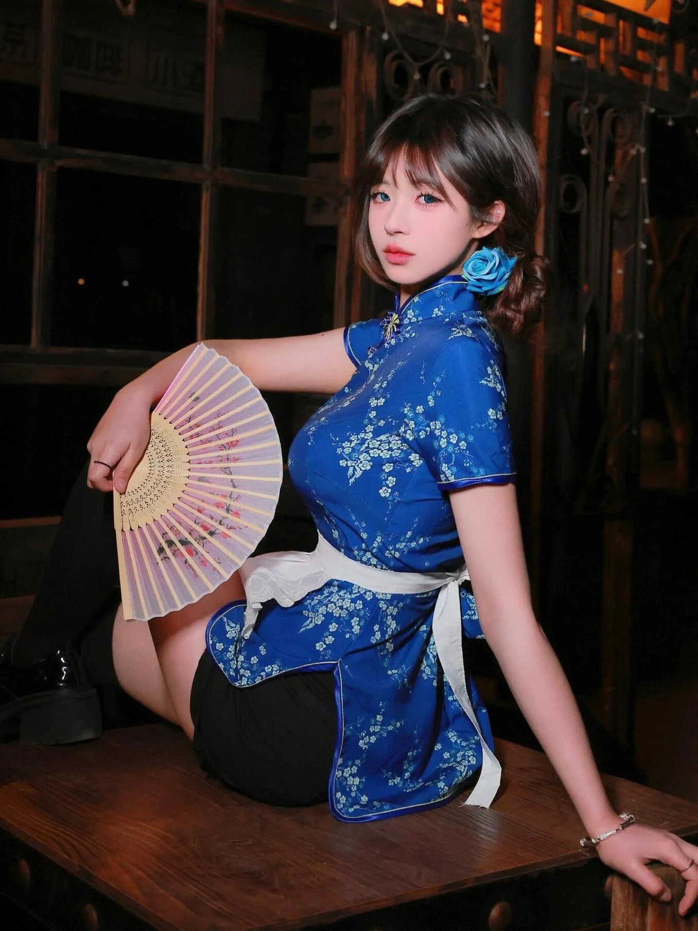 

Новый китайский Sle Dr loween Cisas Косплей orm Мягкая юбка горничной для девочек, повседневная одежда