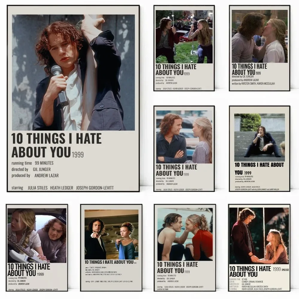 10 Things I Hate About You Movie Poster Printing canvas Painting Bedroom Study Studio Living Room Wall Art Decoration