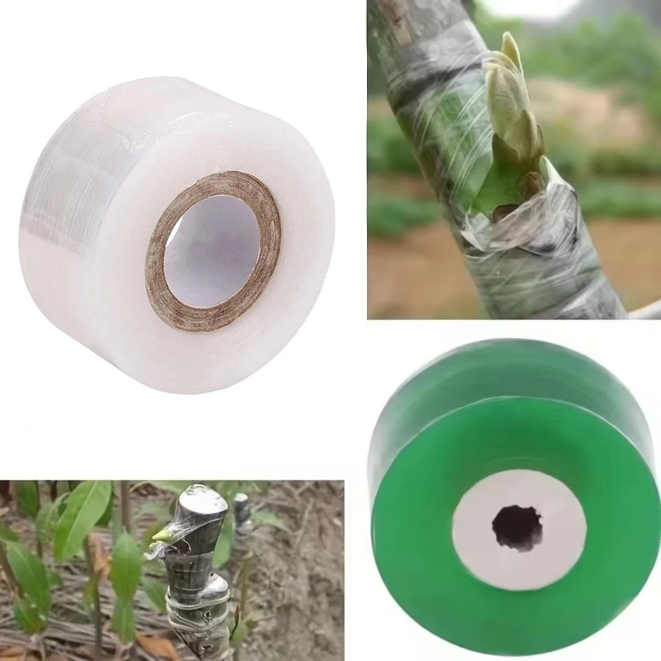 PE Grafting Tape Film Self-adhesive for Fruit Tree Nursery Plants Seedlings Vine Floristry Tomato Grafting Supplies Stretch