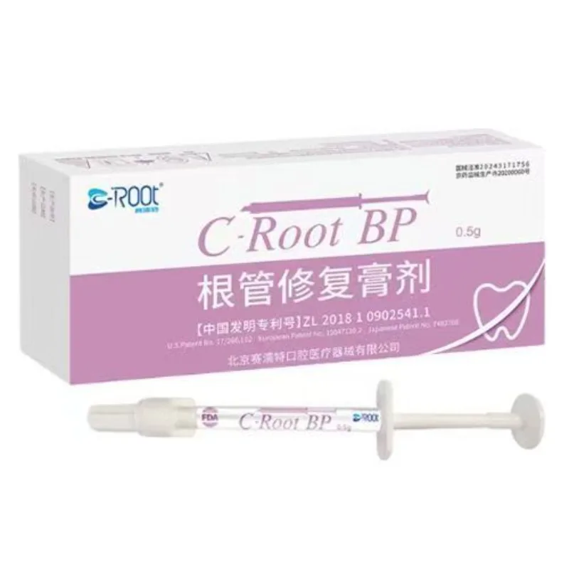 Dental C-Root BP Root Canal Repair Paste Calcium Hydroxide Root Canal Disinfectant Paste Oral Lab Repair Treatment Materials