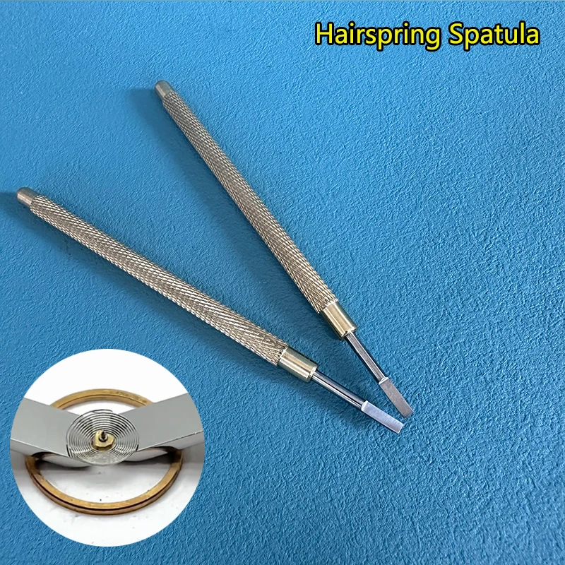 أداة إصلاح ساعة Hairspring ، أدوات صانع الساعات ، المجرف اليدوي ، 2 مجموعة إزالة spring