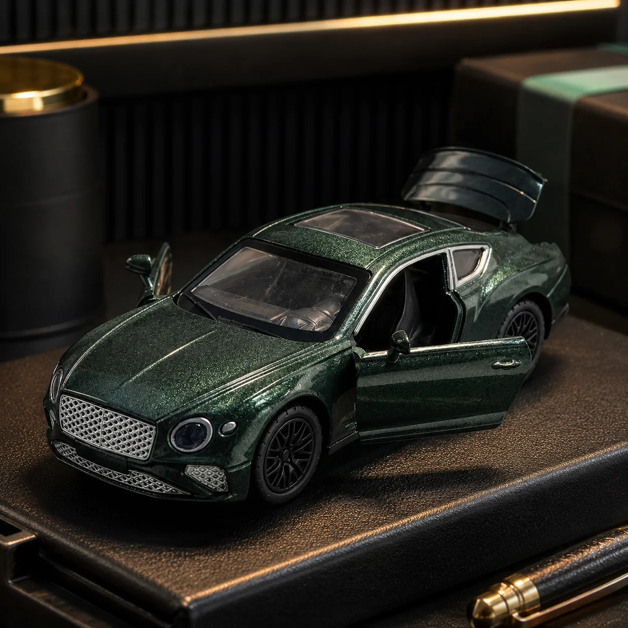 (Corrugated Box) Premium Grand Tourer Car Toy Car, with Return Force Function, Metal Casting, the Best Gift.