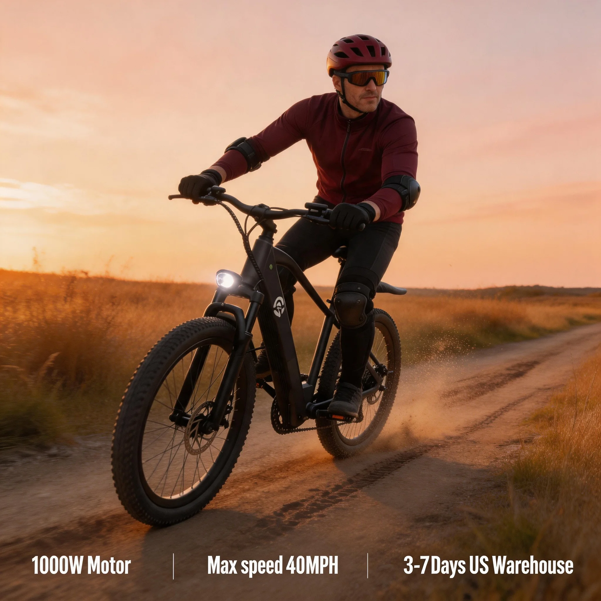 24 Inch Tire All Terrain Mountain E-Bike, 500W Peak Power Motor, 48V 10.4Ah Removable Battery, 7-Speed Shifter, NFC Keyless Unlock, 5 Level Pedal Assist, 20MPH Max Speed, 60KM Long Range, Off Road Electric Bike with Front Suspension & Smart Venus2 Display