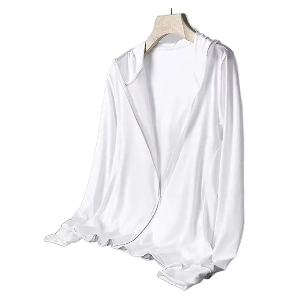 

Дышащая солнцезащитная куртка, легкая ультратонкая солнцезащитная куртка из ледяного шелка, свободная посадка, спортивная куртка с защитой от ультрафиолета, спортивная куртка для рыбалки