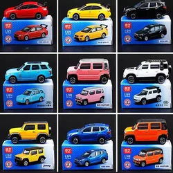 1/64 Subaru Suzuki Jaguar Range Rover Alloy Mini Car Model Diecast Metal Simulation Vehicle Car Model Miniature Scale Collection