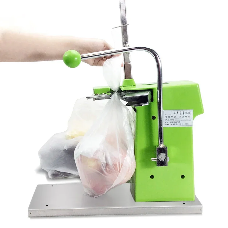 

711 Type Mouth Binding Machine supermarket special aluminum nail sealing plastic bag automatic fruit binding packaging sealing