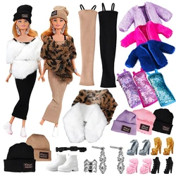 Vêtements en beurre pour Barbie, nouvelle mode, robe, manteau, pull, chapeaux, pantalons, 30cm, bébé, accessoires de maison, enfant, fille, jouet