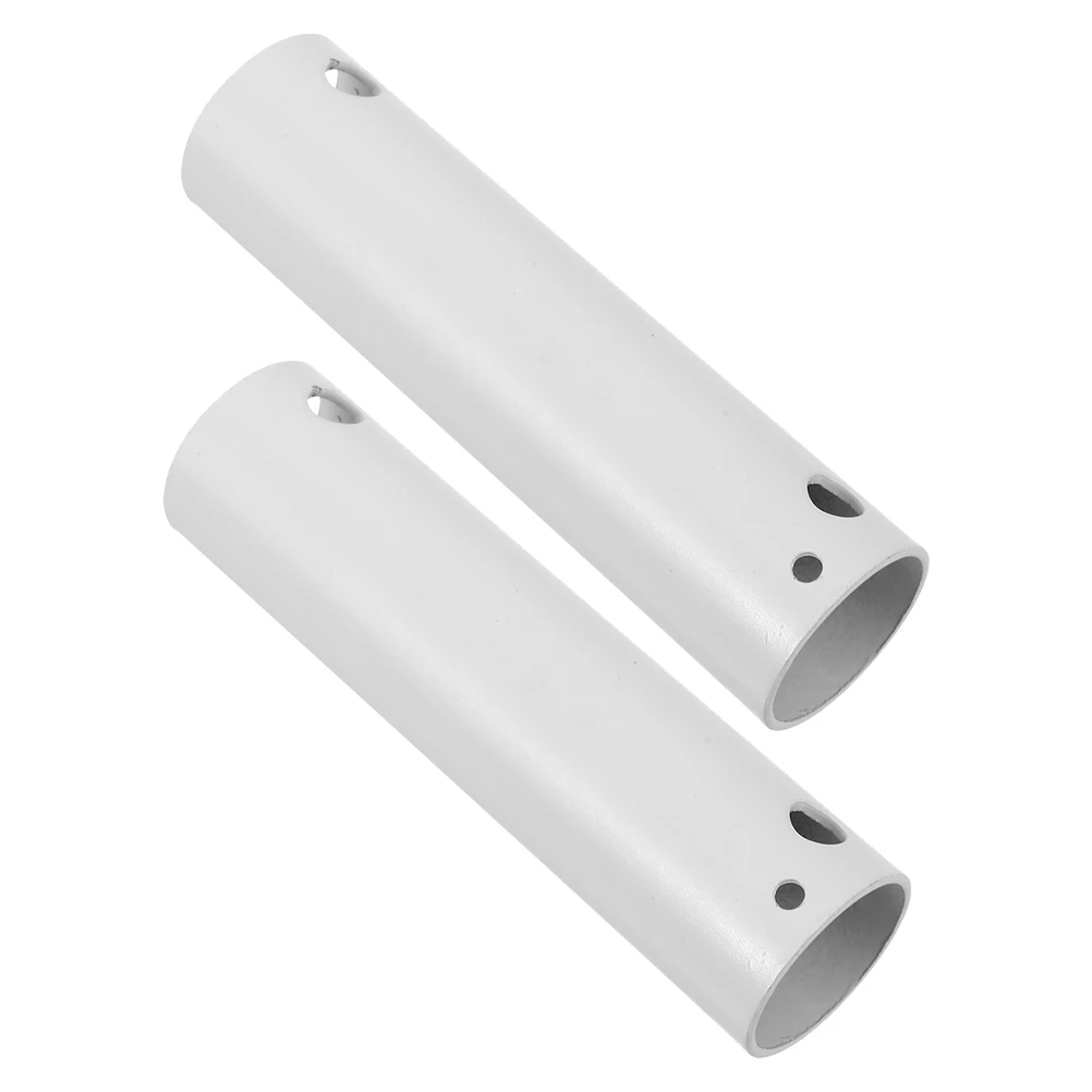 

2pcs Extended Rods for Ceiling Fan Lights White Long Size Universal Compatibility Easy Installation Chain Accessories