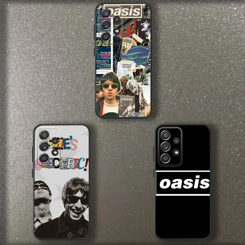 

Band O-Oasis Phone Case For Samsung S 25,24,23,22,30,21,10,9,Ultra,Plus,Lite,FE,4,5 G Soft Black Case