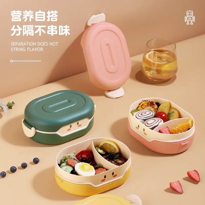 

Cartoon Cat Lunch Box Portable Japanese Bento Lunch Box Storage Kids School Outdoor Thermos Food Picnic Set