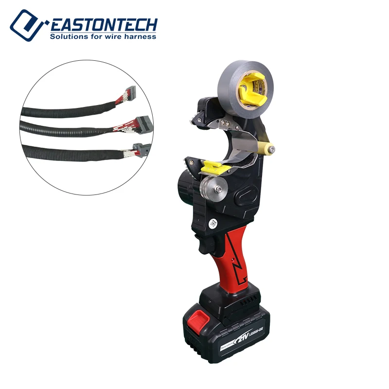 

One Machine Dual-Use Light Hand Held Wire Harness Taping Machine EW-1660 Can Lasts 5 Hours Suitable For OD 2 - 35mm