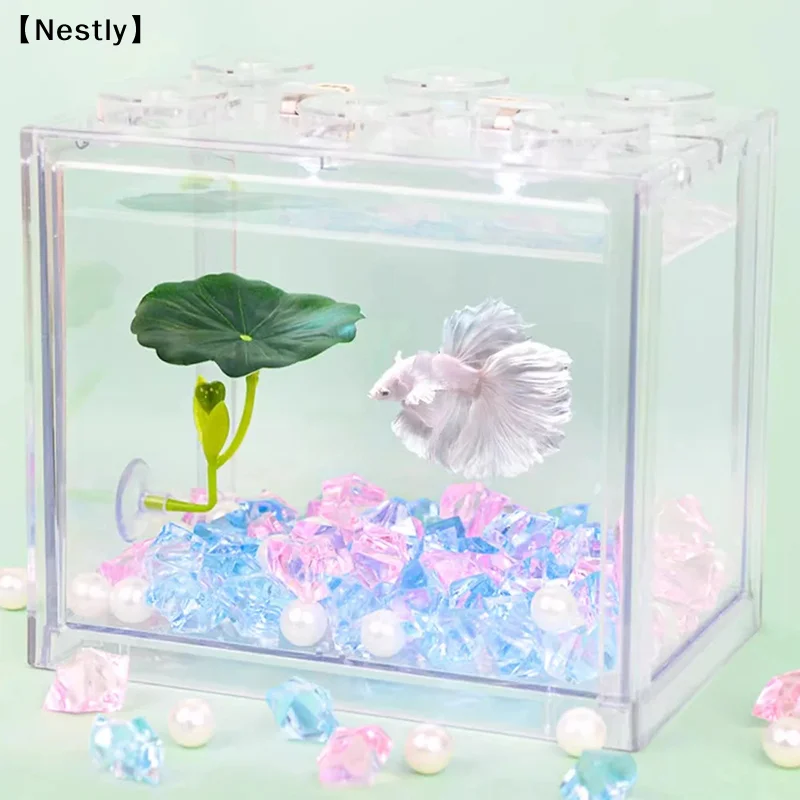 1Pc Green Leaf Hammock For Bet - Planted Aquarium For Betta recension och pris