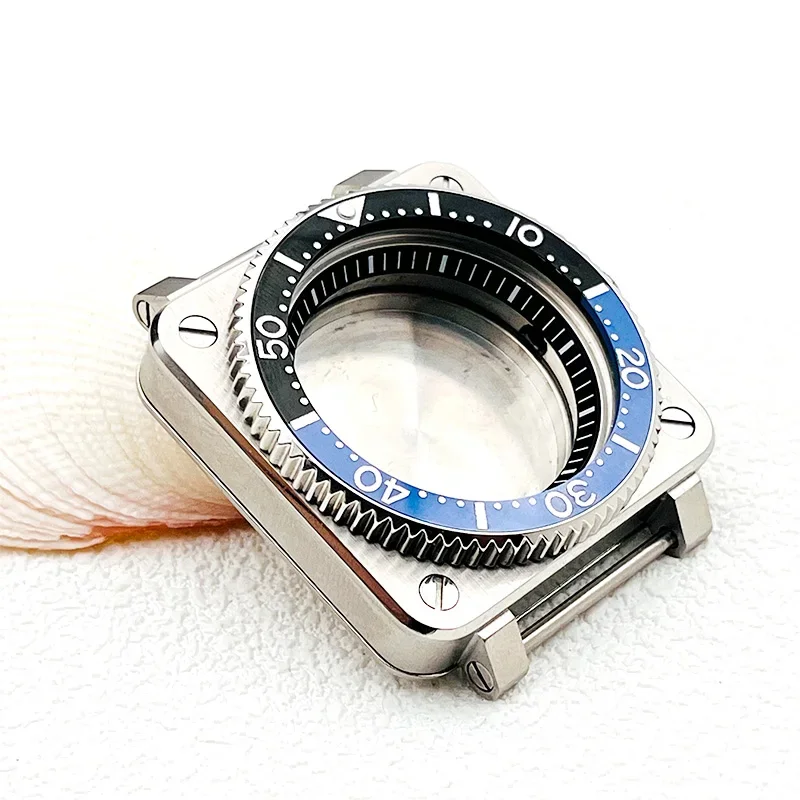 스퀘어 시계 케이스, 다이빙 시계 케이스, 자동 무브먼트, 28.5mm 다이얼, SKX007, NH35, NH36, 7S26 에 적합