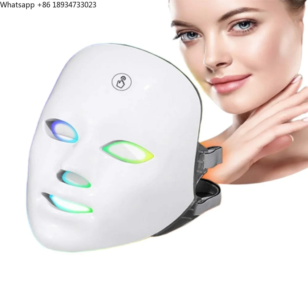 

KKS Rejuvenation Anti Acne Wrinkle Removal LED Face Mask Photon Therapy USB Charge 7Colors LED Facial Mask