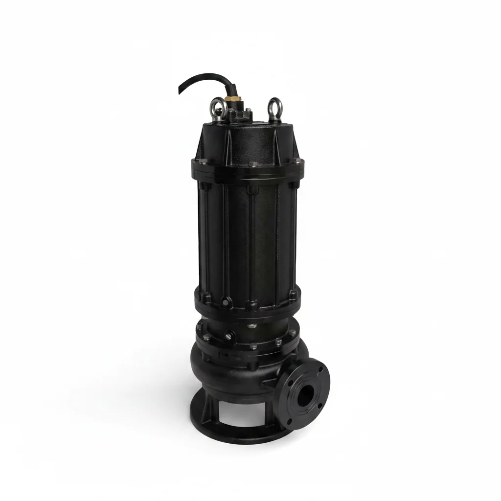 MEUDY ZJQ High Pressure Flange Connection Submersible Sewage Pump For Basement Drainage Dewatering Cast Iron High Chrome Alloy