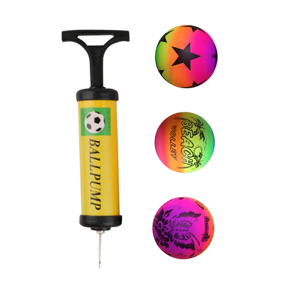 

3 PCS Rainbow Balls Sports Play Ball Kickball Handball Toy for Indoor Outdoor Playground Activities (Random Pattern)