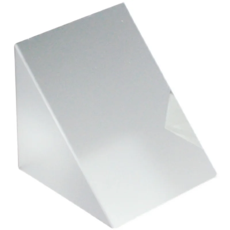 Right Angle Reflection Prism 50mm Optical Glass Bevel Aluminized Inside and Outside 90 angle Reflection Physical Experiment Pri