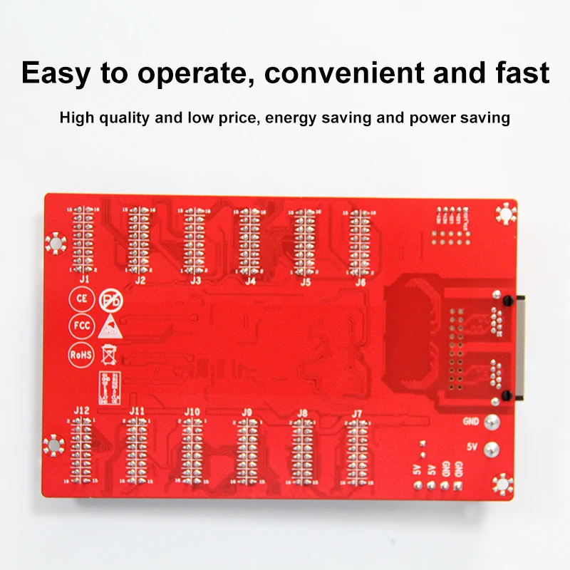 1 قطعة HD-R712 كامل اللون فيديو جدار شاشة عرض LED بطاقة الاستقبال دعم HD-A3L A4L A5L C16L VP210 VP410 للاستخدام معًا