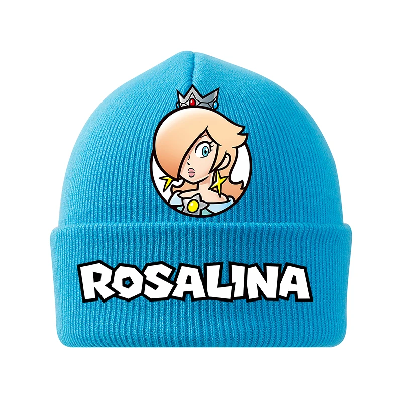 سوبر ماريوس بروس طفل الفتيان محبوك قبعة الشتاء لينة الدافئة الاطفال الفتيات قبعة الكرتون الأطفال قبعات القبعات قبعة بونيه هدية الكريسماس