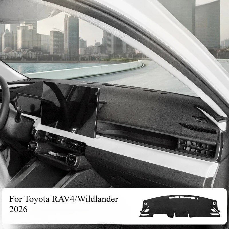 

Для Toyota RAV4/Wildlander 2026: Коврик на приборную панель с защитой от бликов и УФ-излучения, солнцезащитный экран с нескользящей войлочной подложкой OE-качества