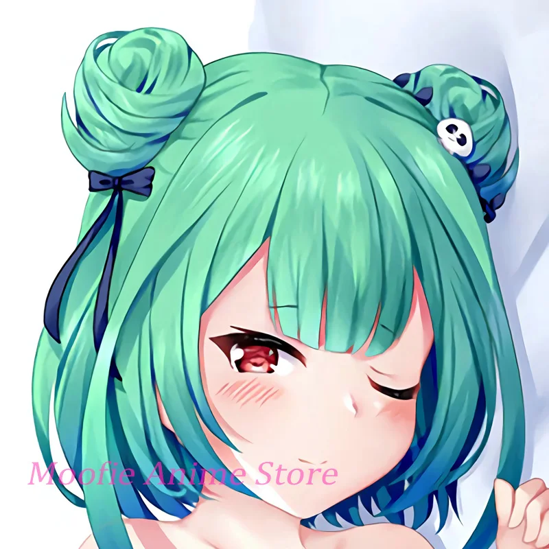 Anime Body Pillowcase Uruha Rushia Vtuber Dakimakura Double-Sided Life-Size Print 2WAY Pillow Cover