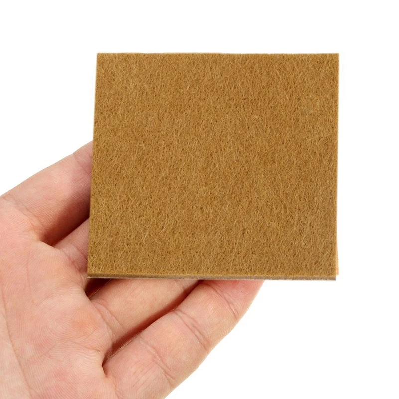 20Pcs Furniture Pads Felt Sheets Self Adhesive Wood Floor Protectors 7Cmx7cm