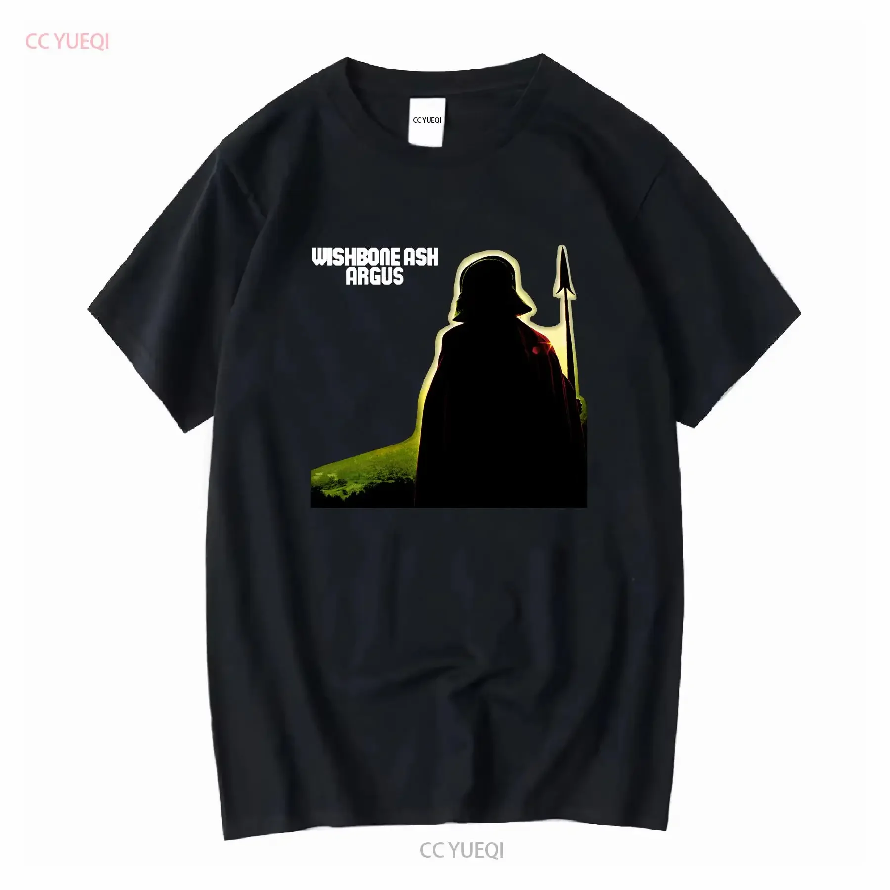 Wishbone Ash Argus 1972 T Shirt Black Size S 234XL BACKSIDE long or short sleeves vintage Washed Casual Soft Unisex fashion