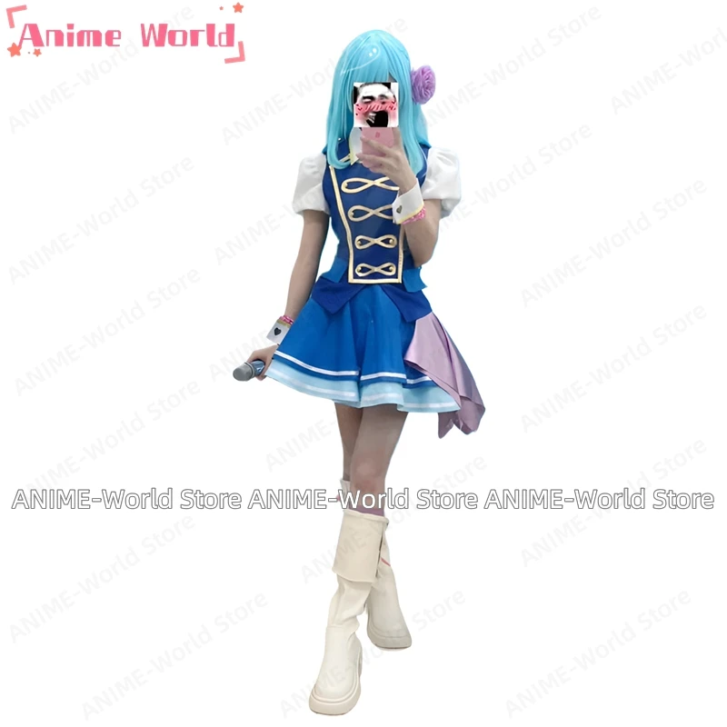 《Custom Size》Anime AKB0048 CHIERI SONO The Second Season Sonata Shinonome Uniform Cosplay Costume Custom Made