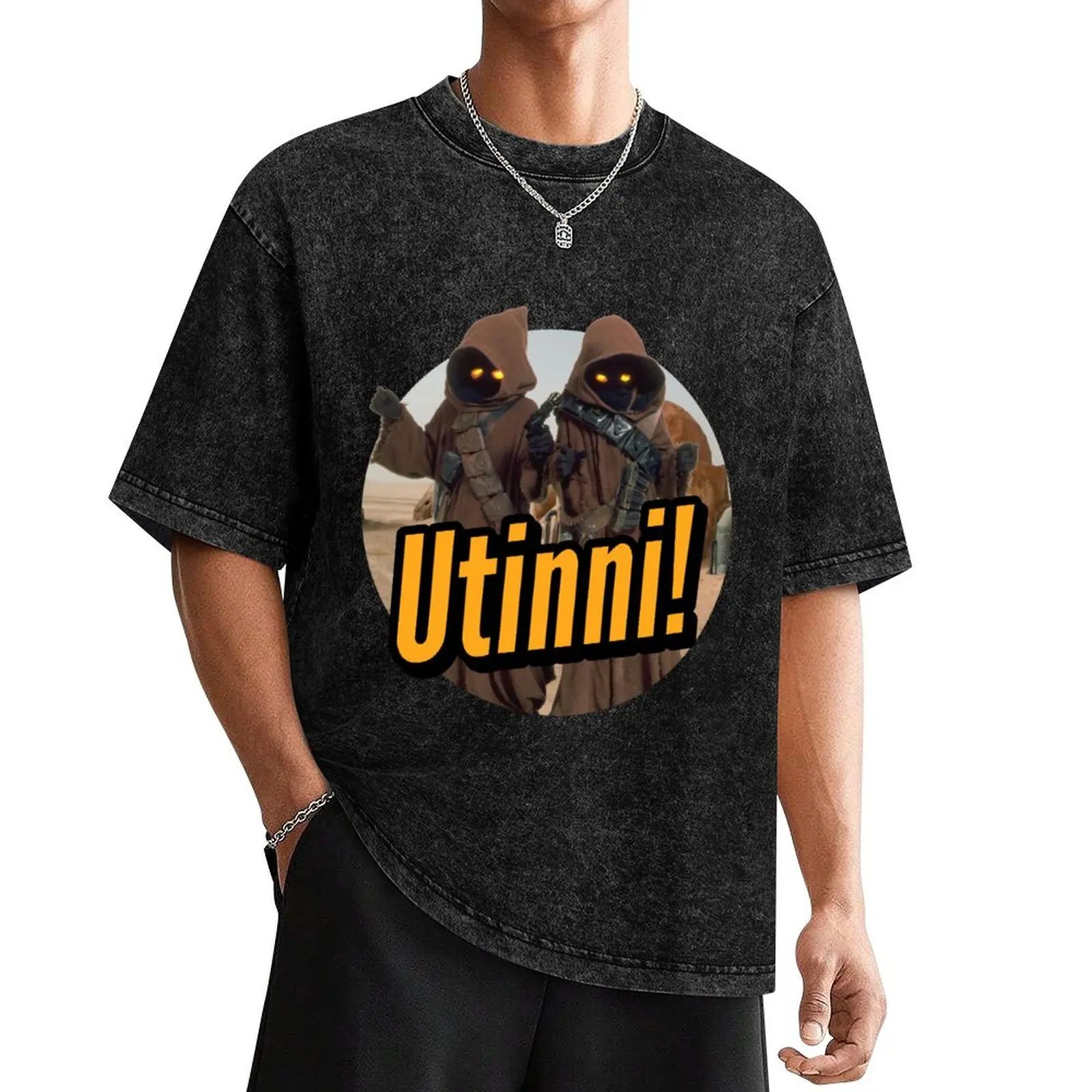 Utini Jawas T-Shirt Short sleeve tee shirts graphic tee luxury t-shirt vintage graphic tee big and tall t shirts for men