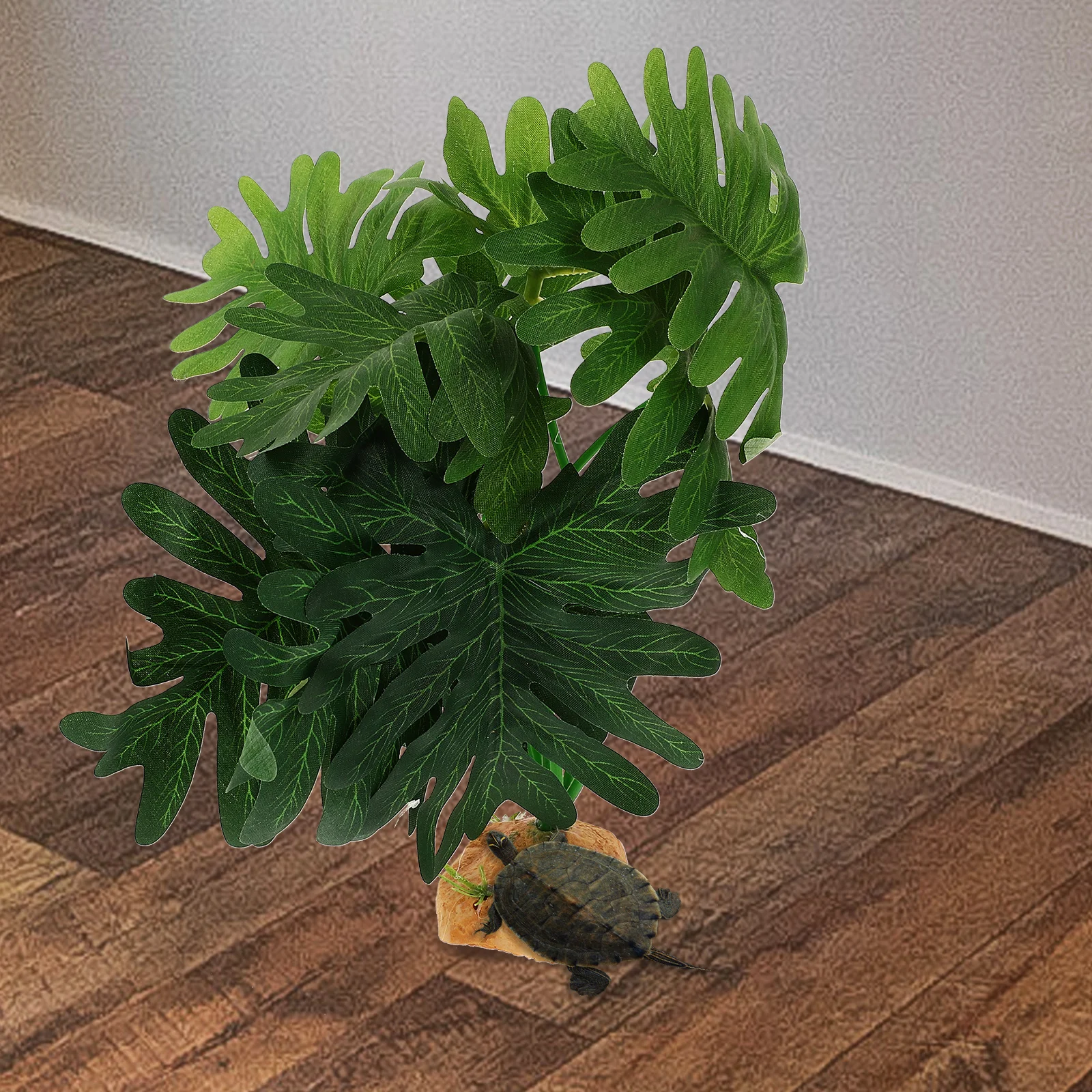 

Reptile Terrarium Plant Artificial Decoration Simulation Green Plant Ornament for Reptile Habitat Fish Tank Terrarium Plants