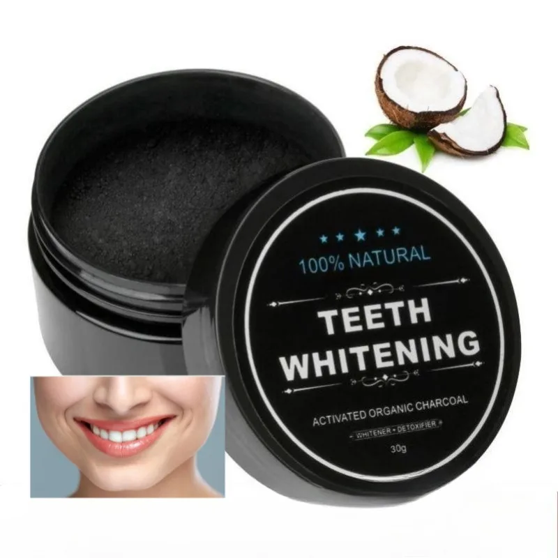 1 Box Activated Charcoal Teeth Whitening Powder, Charcoal Teeth Cleaning Powder, Coconut Shell Activated Charcoal Powder Classic
