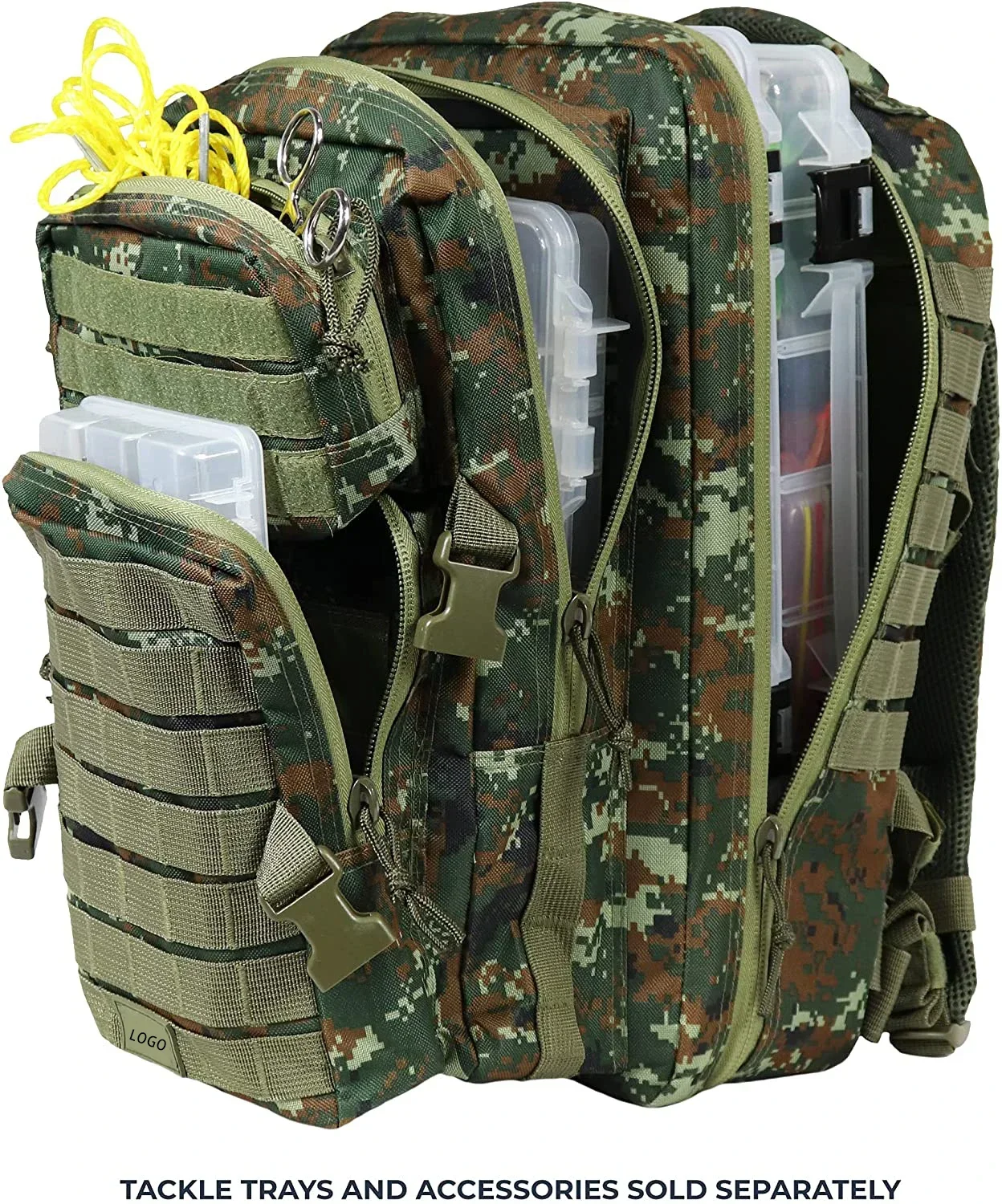 Durable tackle fishing bags fishing backpack