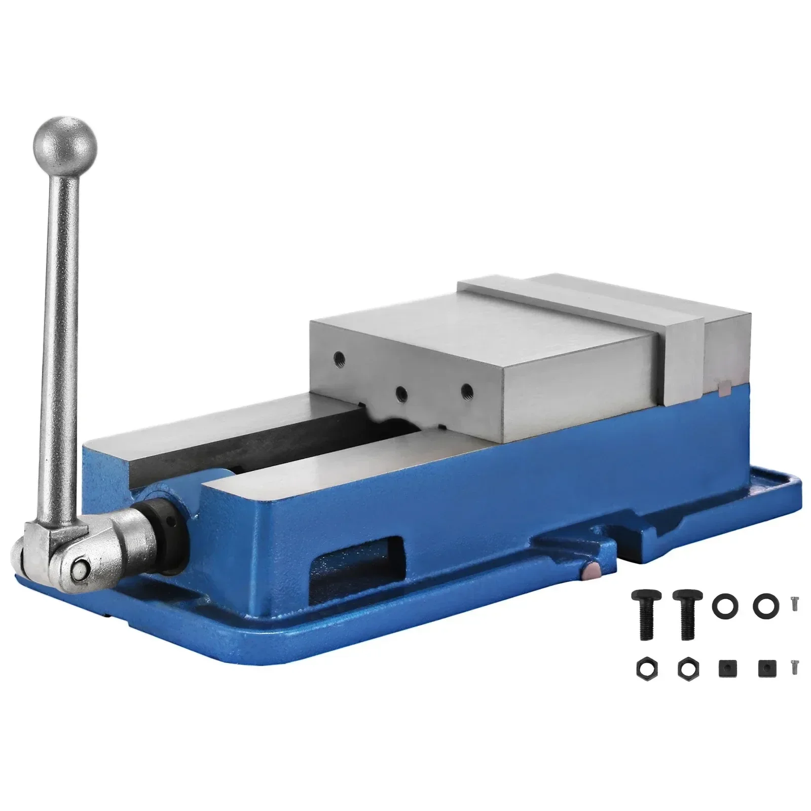 SIHAO 6 Inch Super-Lock CNC Milling Vise, High Precision Bench Clamping Vice with 1-3/4 Inch Jaw, Workholding Fixture for NC CNC Machine