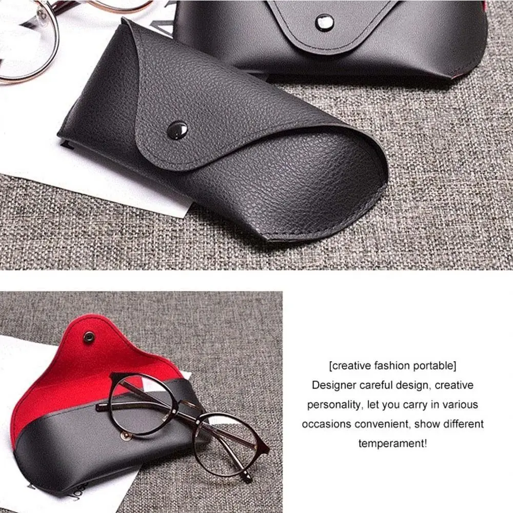 Portable PU Leather Glasses Bag Storage Box Spectacle Case Myopia Frame Protector Shell Sunglasses Case Eyewear Accessories