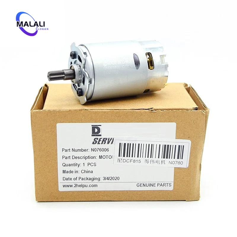 Motor dc para Dewalt Rs550vc8022 Dentes N393969 N076006 Dcf815s2 Dcf813 Dcf815 Dcf805 Dcf813s2