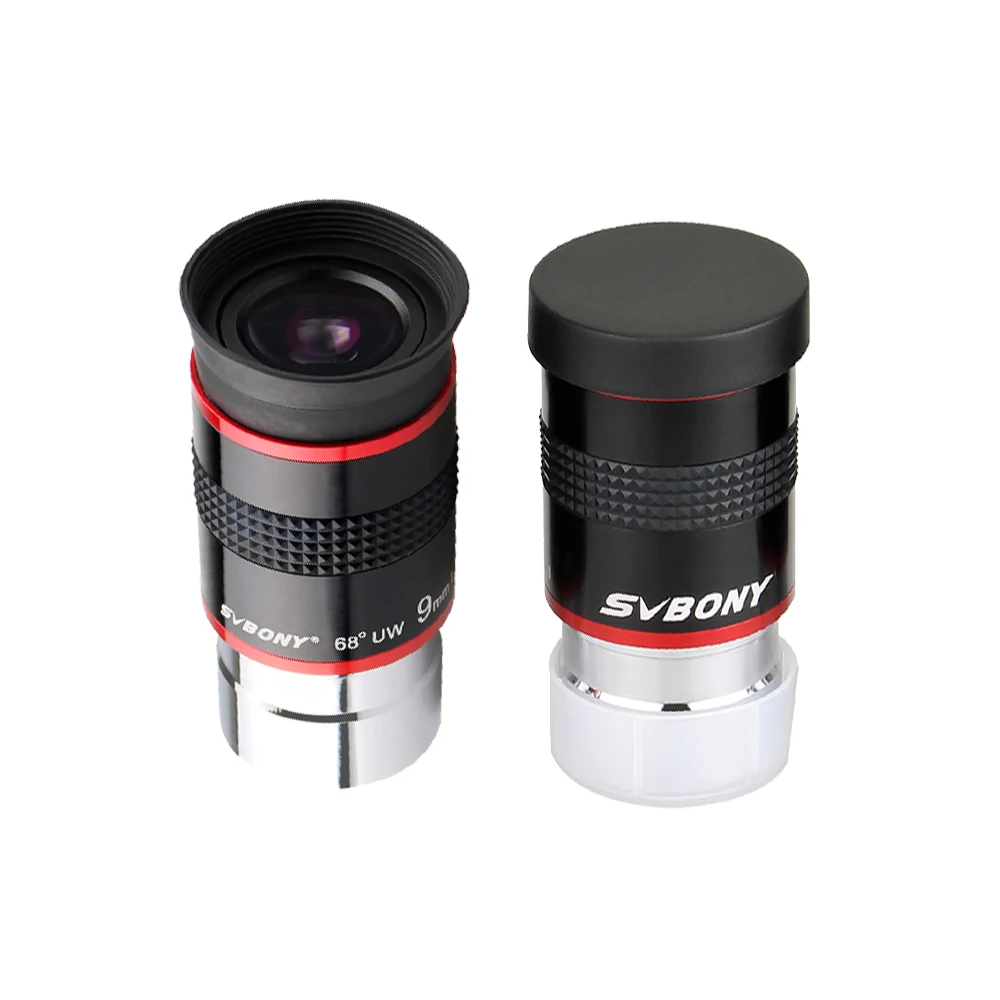 SVBONY Astronomical Telescope Eyepiece 1.25inch 68 Degree UWA Eyepiece Set 6/9/15/20mm Fully Multi-coated Lens