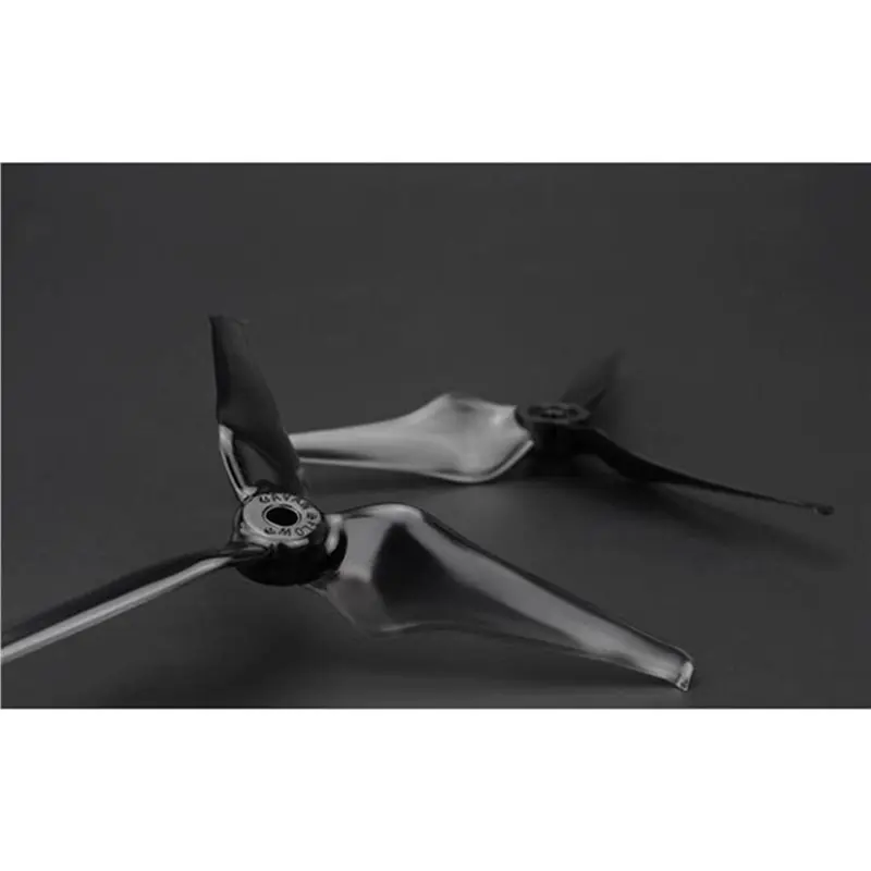 ABJL 12x for EMAX AVAN Flow 5043 5-Inch 3-Blade Propeller for RC Drone FPV Racing Transparent Black