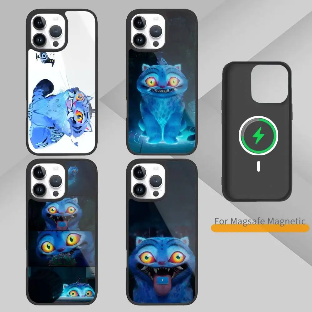 

KPop D-Demon H-Hunters Tiger Phone Case For iPhone17,16,15,14,13,12,11 Plus,Pro Max Magnetic Magsafe Wireless Charging