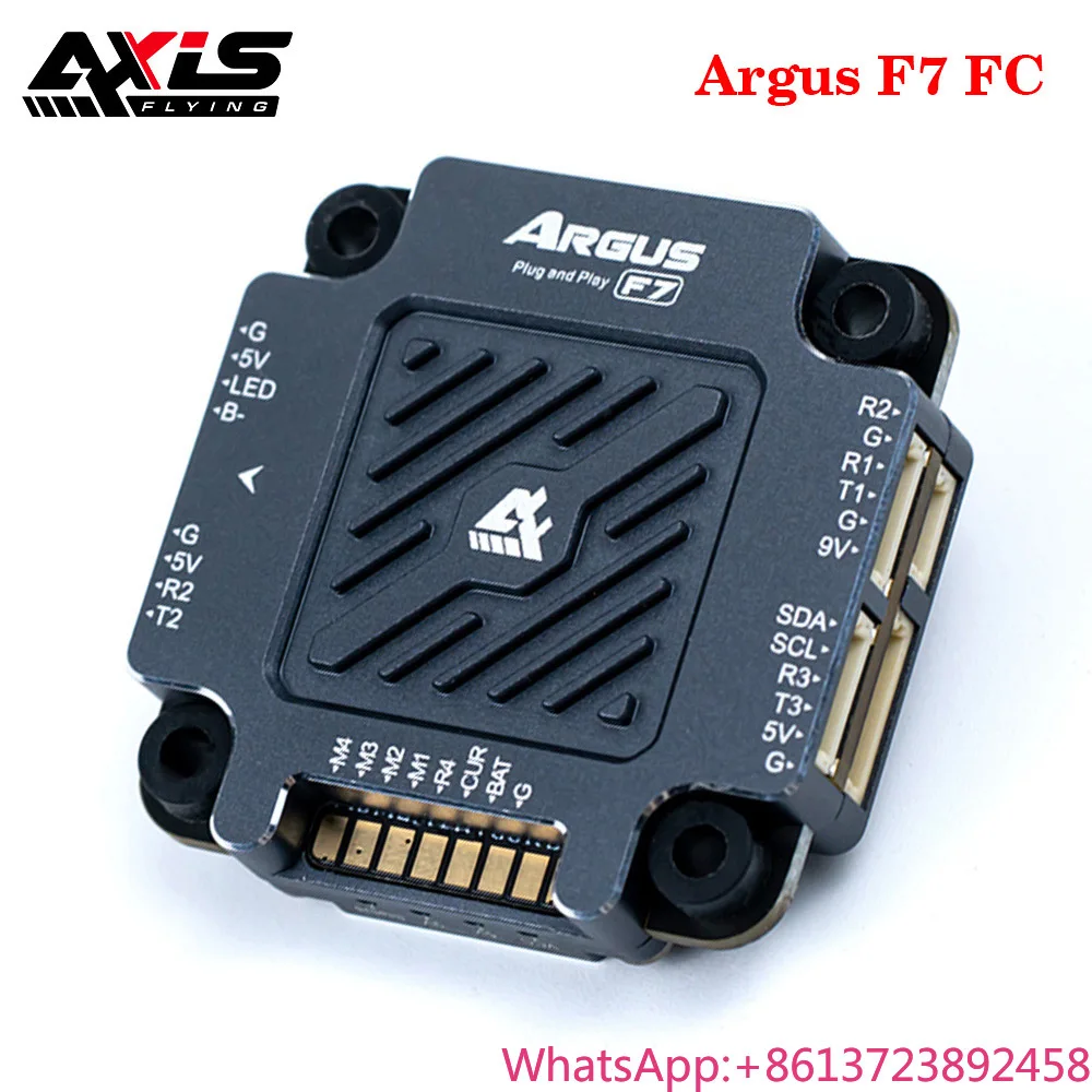 

Axisflying Argus PRO F7 Flight Controlle Plug and Play ICM42688 Blackbox Flash 16MB Supported GPS BEC 5V 2A /9V 2A for FPV Drone