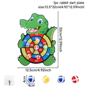 Jungle Animal Dart Plate Board for children, panda, safari, birthday party favor, baby shower, party decoration, guest, toys, gifts for children 12 Main Sales Baby Shower - №10